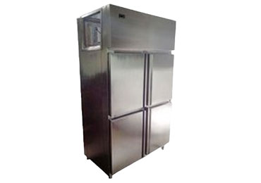 Four door vertical refrigerator